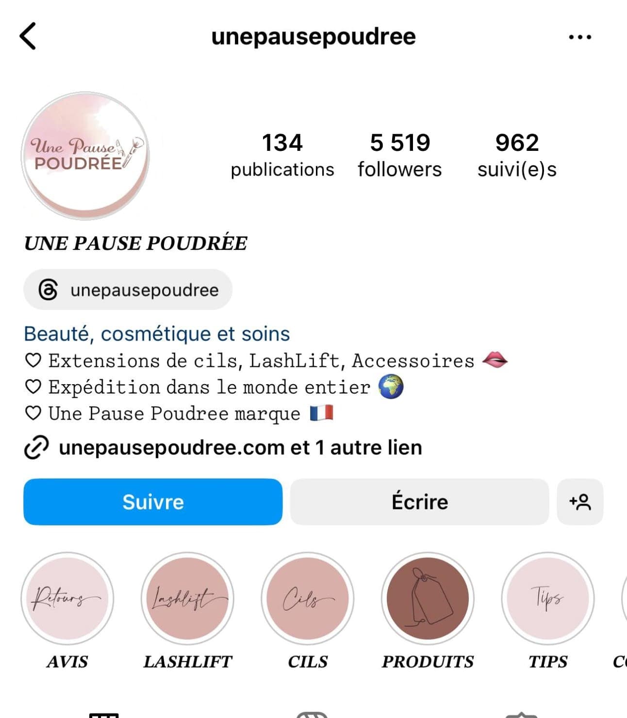 Après — Boutique cosmétique / beauté