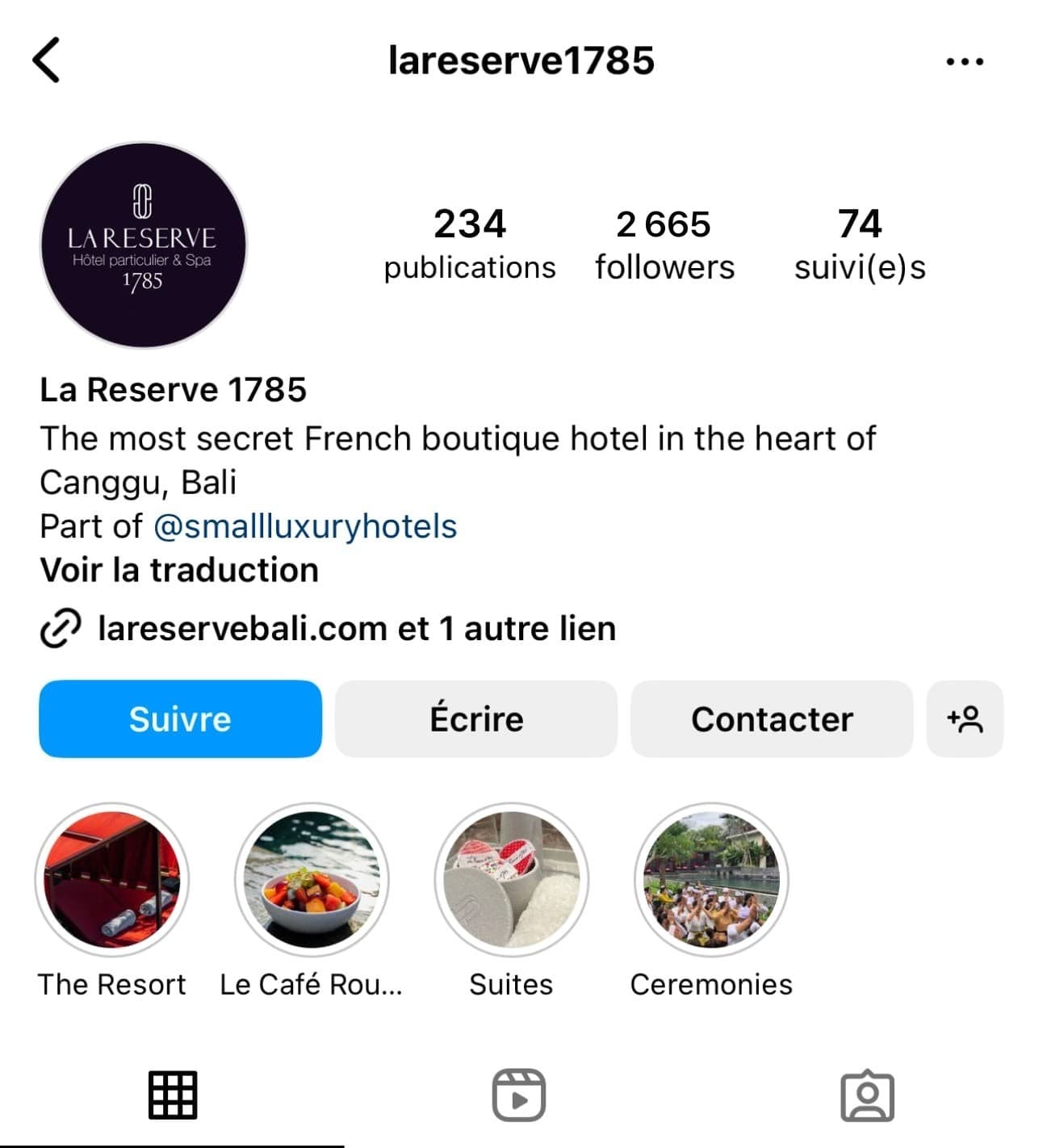 Avant — Hôtel de luxe à Bali